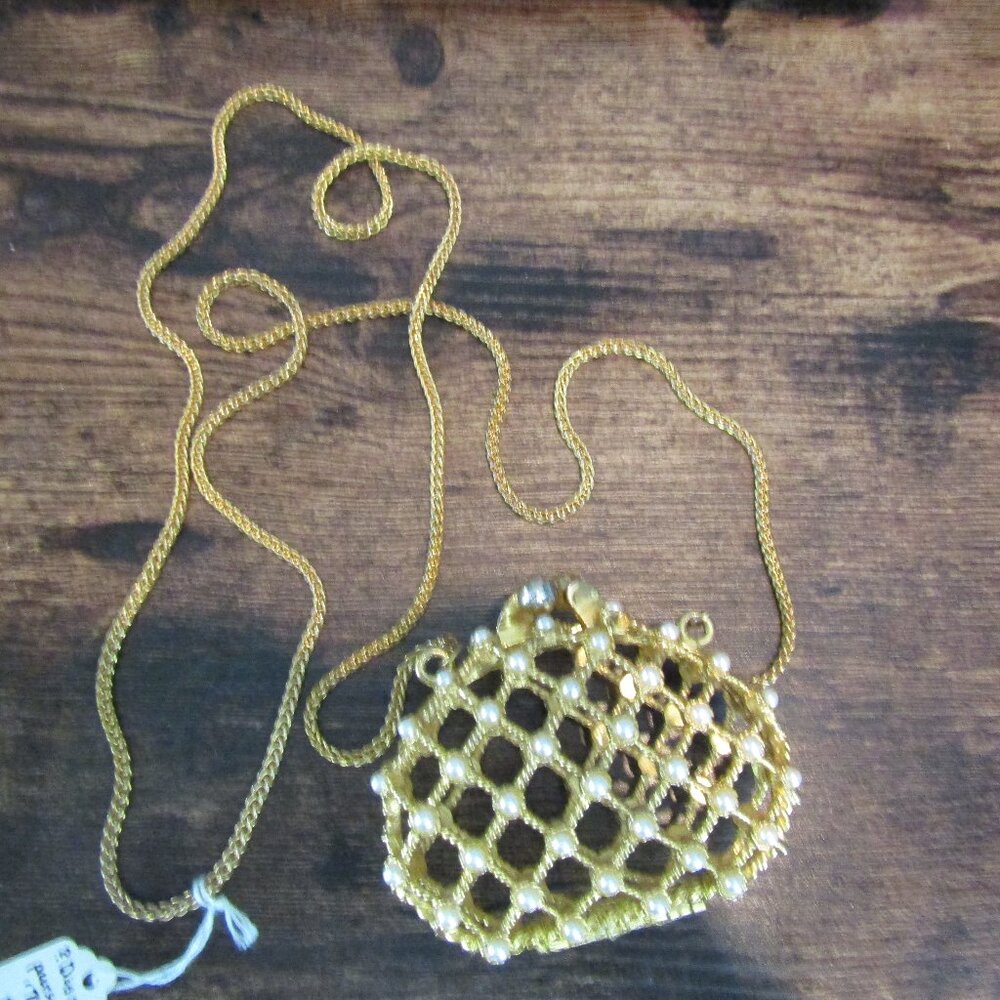 Gold Vintage Disco Purse